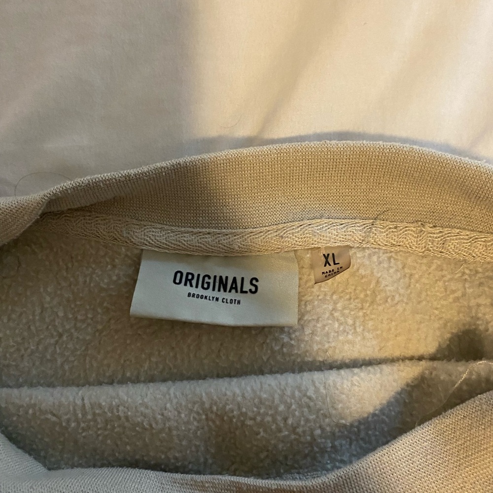 Brooklyn Cloth Light Tan Sweatshirt